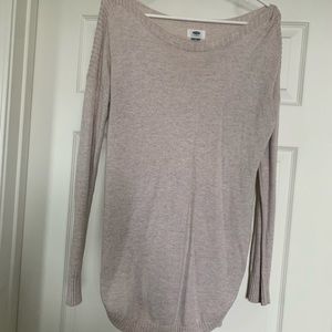 Od navy wide opening sweater